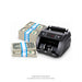 AI-generated illustration of cyan-banded $1 prop money stacks beside a gray money counter, with front- and reverse-facing bundles in front. See additional photos for actual product details.