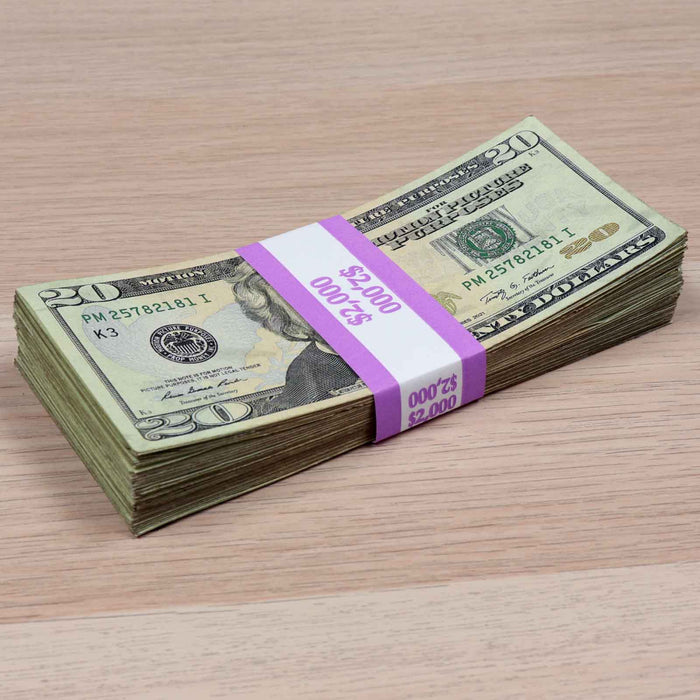 $7,000 ✔️RealAged™ New Series Stack & Band Pack | Full Print - Prop Money Inc.