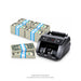AI-generated kit illustration of $1 prop money stacks with cyan bands and a money counter on white; see additional photos for actual product details