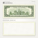 $100 1990s Close-Up prop bill: back-printed bill above its blank bordered reverse.