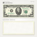 $20 1990s Close-Up prop bill: front-printed bill above its blank bordered reverse.