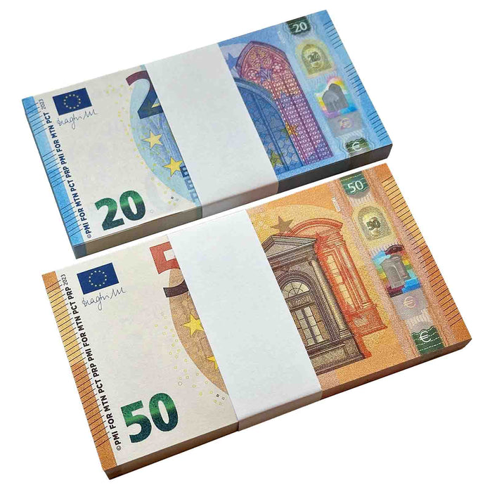 €20|€50 Prop Euro Banknote Stacks