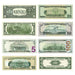 Multi denomination play money bills for board games and casino games