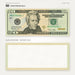 $20 New Series Close-Up prop bill: front-printed bill above its blank bordered reverse.
