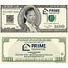 Custom business promotional bills for a real estate company