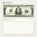 $500 Vintage Close-Up prop bill: front-printed bill above its blank bordered reverse.