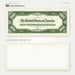 $1,000 Vintage Close-Up prop bill: back-printed bill above its blank bordered reverse.