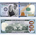 Custom wedding money bills featuring a couple and wedding venue