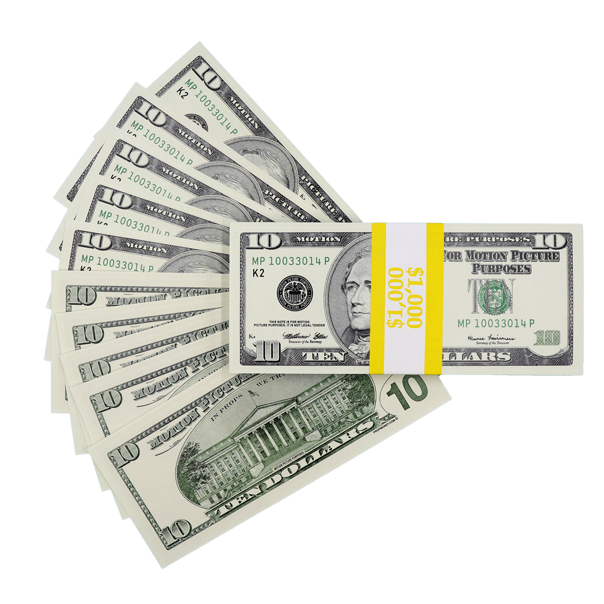 $1,000 Full Print 2000s Series Stack - PropMoney.com