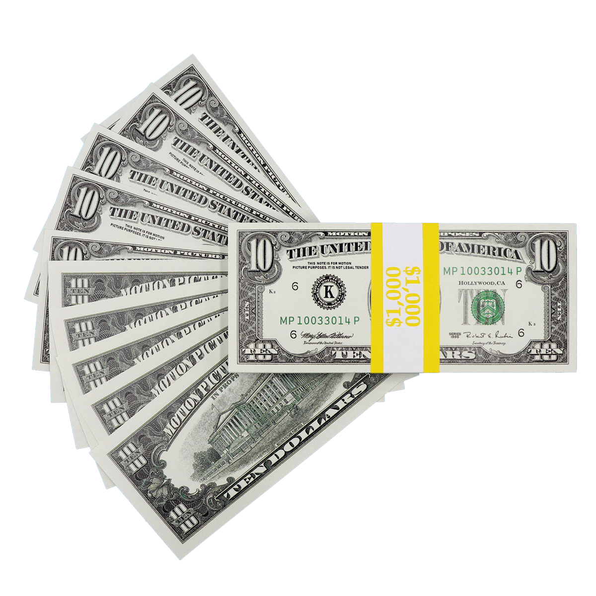 $1,000 Full Print 1990s Series Stack - PropMoney.com