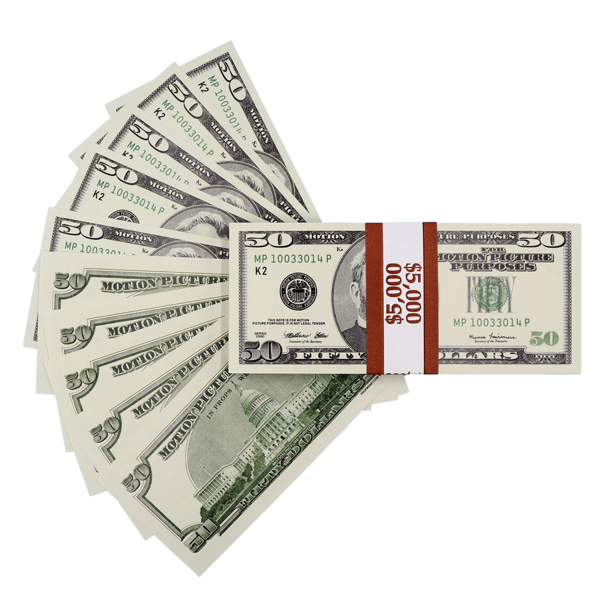 $5,000 Full Print 2000s Series Stack - PropMoney.com