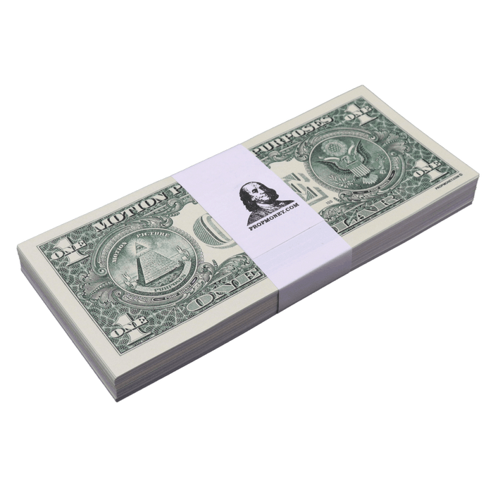 All Denomination Full Print New Series Mixed Bills Stack - PropMoney.com