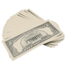 $500 Full Print 1990s Series Stack - PropMoney.com