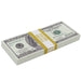 $500,000 2000 Series Blank Filler Prop Money Stacks & Briefcase - Prop Money Inc.